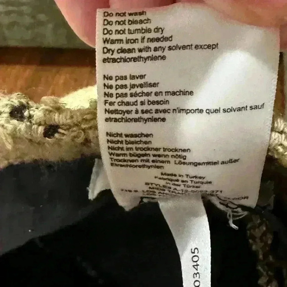 Anine Bing Wool Tan and Black Bucket Hat - Size M/L - Picture 7 of 8